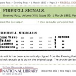  FIREBELL SIGNALS. Evening Post, Volume XXV, Issue 50, 1 March 1883, Page 2