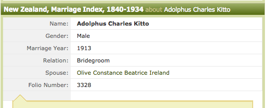 Ancestry search results