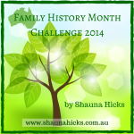 Family History Month Challenge 2014 by