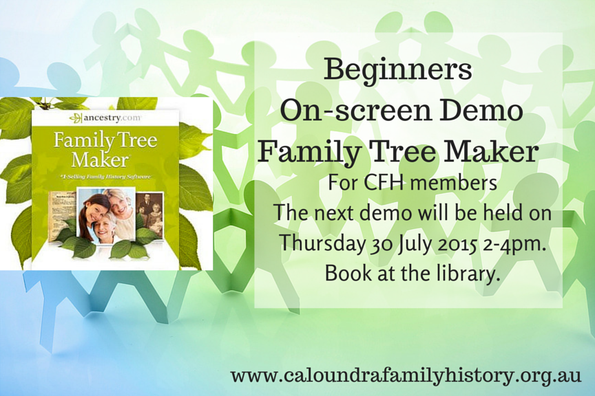 CFH Beginners On-screen DemoFamily Tree