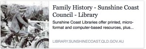 Sunshine Coast Library genealogy resources