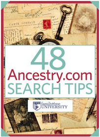 Free e-Book: 48 Ancestry.com Search Tips
