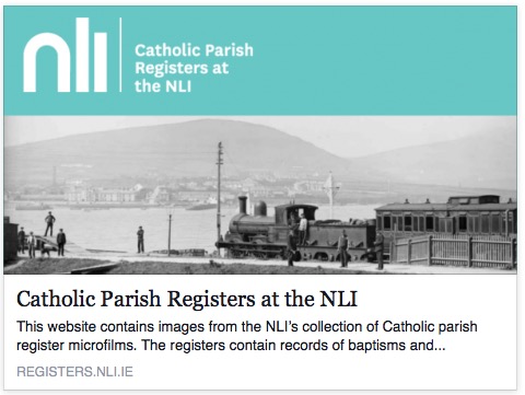 National Library of Ireland's collection of Catholic parish register 