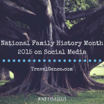 Family History Month 2015 on Social Media