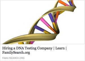 Family Search DNA resources