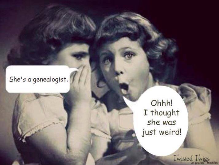 Genie Joke From Twisted Twigs On Gnarled Branches Genealogy’s Page