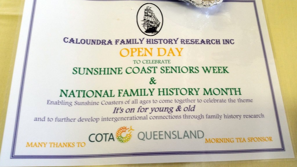 CFH Family History Month August 2015