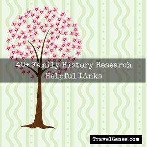 40+ Family History Research Helpful Links - Genealogy Website