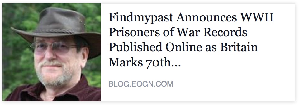 Find My Past WW!! prisoner of war records