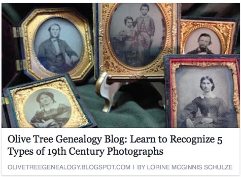 Learn to Recognize 5 Types of 19th Century Photographs Read more: http://olivetreegenealogy.blogspot.com/2015/08/learn-to-recognize-5-types-of-19th.html#ixzz3pCs6R23b