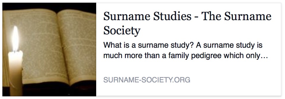Surname Study