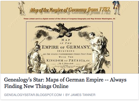 German Maps on James Tanner's post