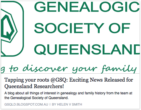 GSQ Genealogy Website