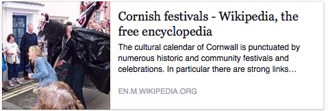 Cornish festivals - Wikipedia
