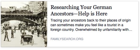 Researching Your German Ancestors—Help is Here