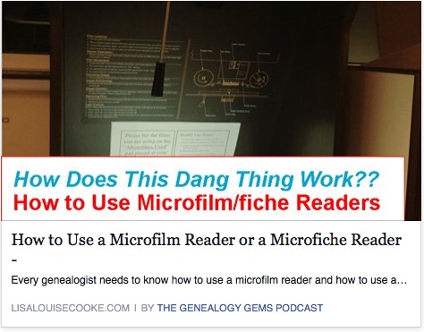 How to Use a Microfilm Reader or a Microfiche Reader