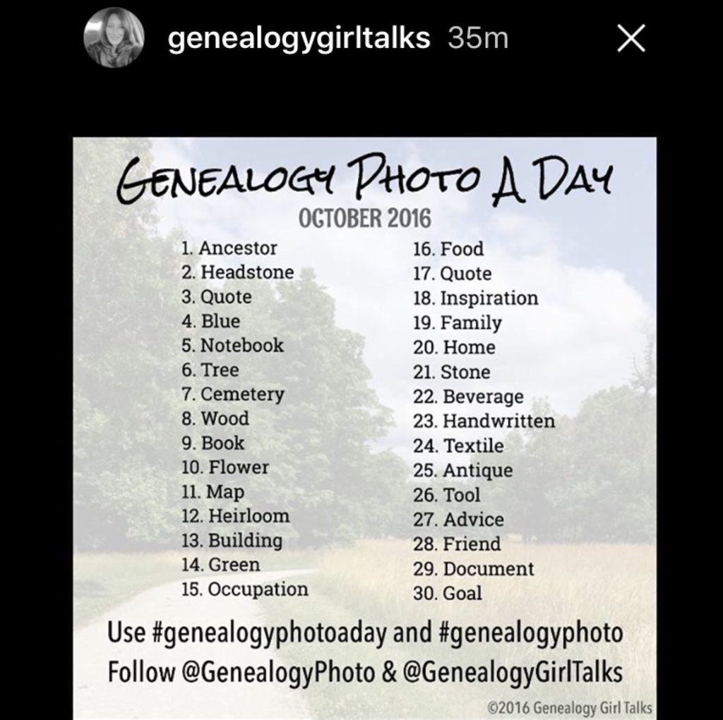 Genealogy photo a day