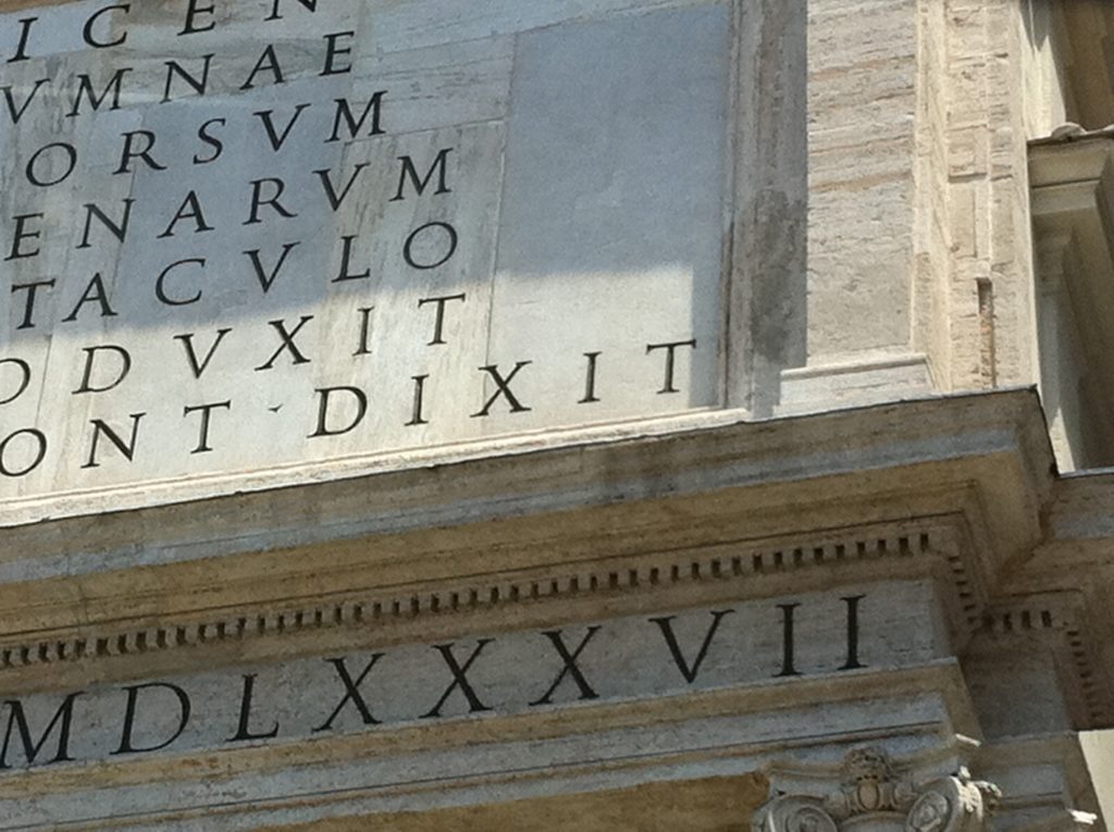 X for X - Buildings in Italy with Roman Numerals
