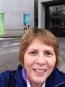 Selfie atthe Family History Library in Salt Lake City