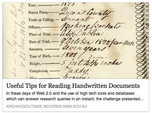 Useful Tips for Reading Handwritten Documents
