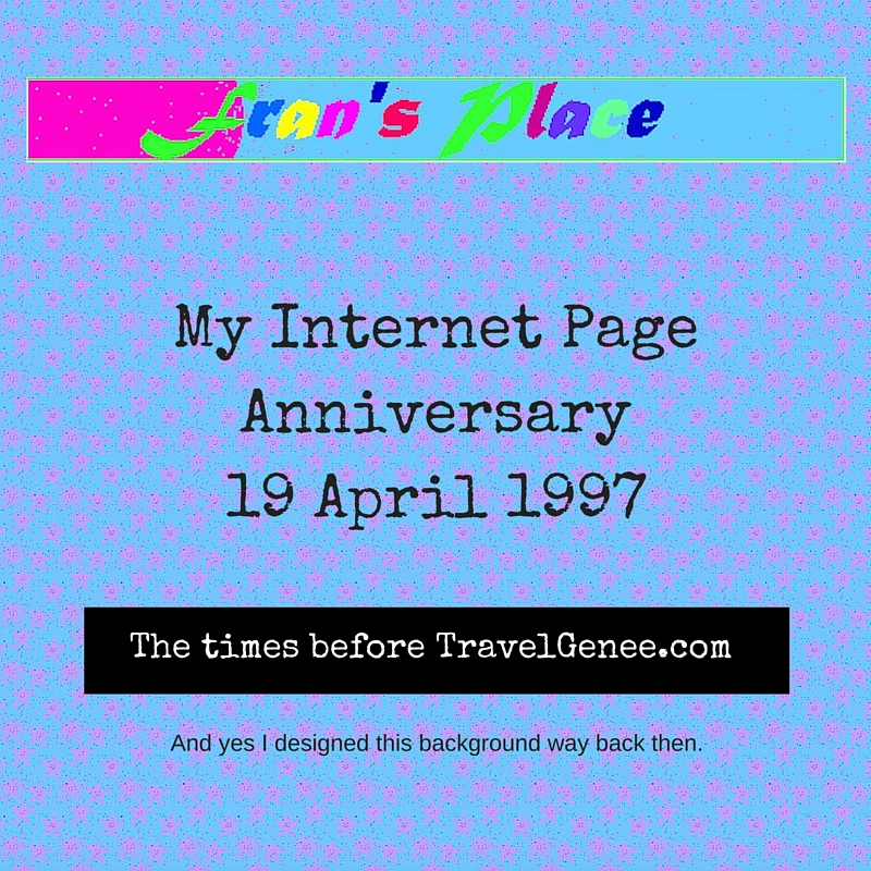 My Internet Page Anniversary