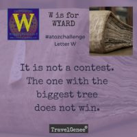 TravelGenee #atozchallenge W - WYARD