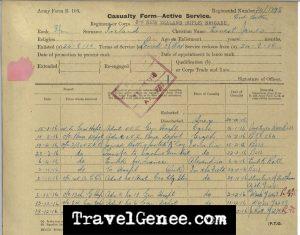 AtoZChallenge Ernest James Ireland - Military documents