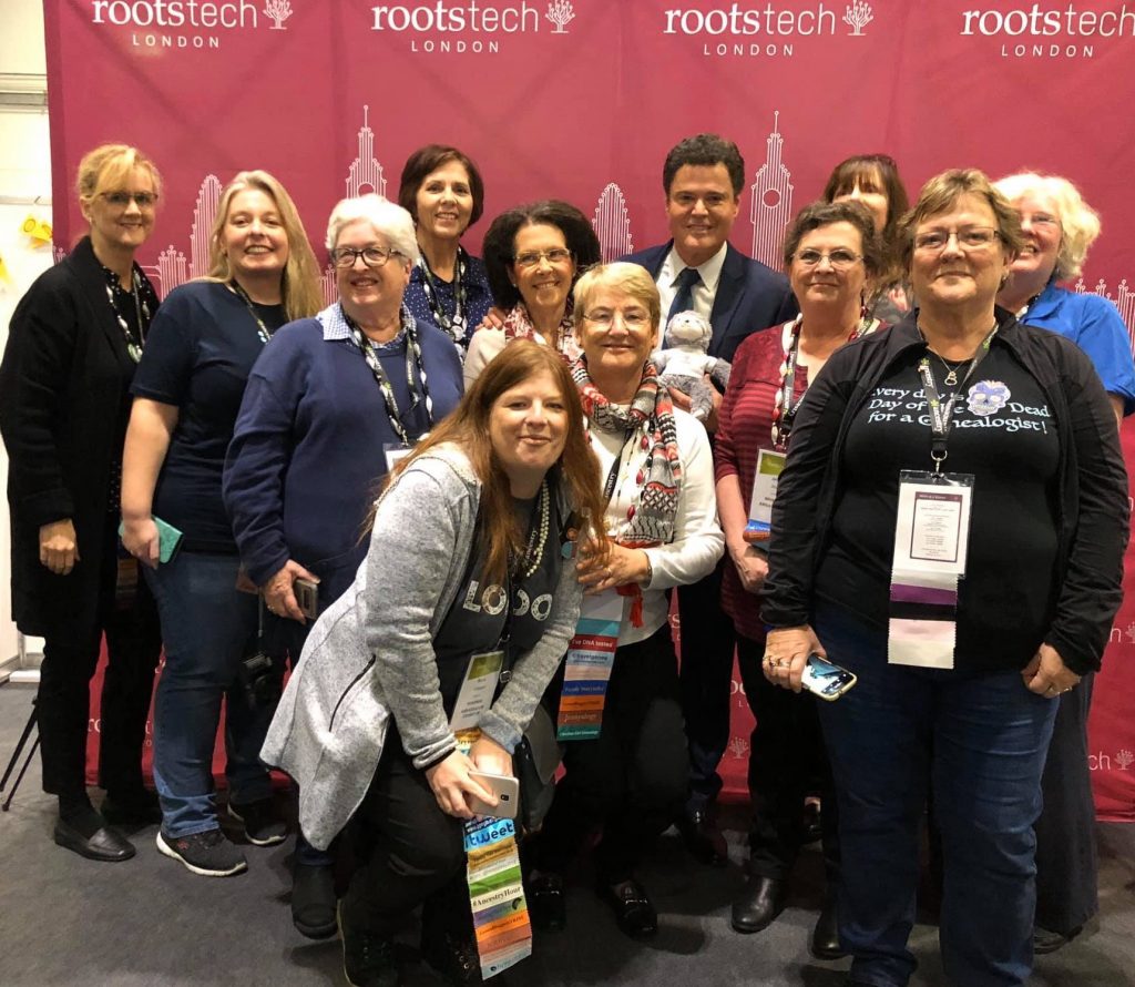 RootsTech ambassadors with Donny Osmond