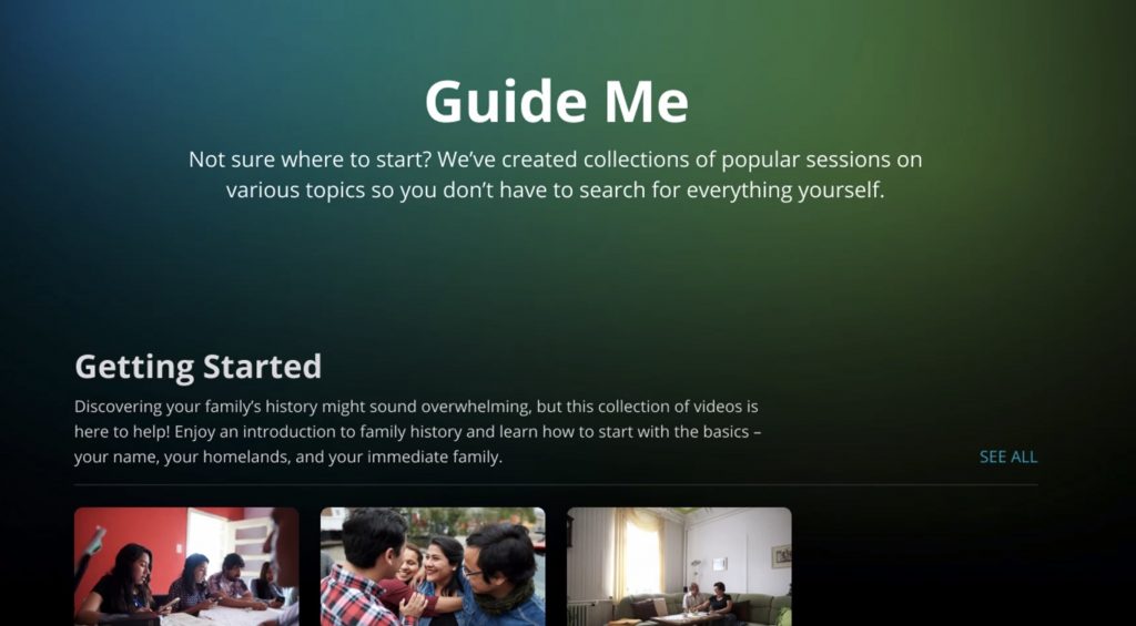 Guide Me Curated Content