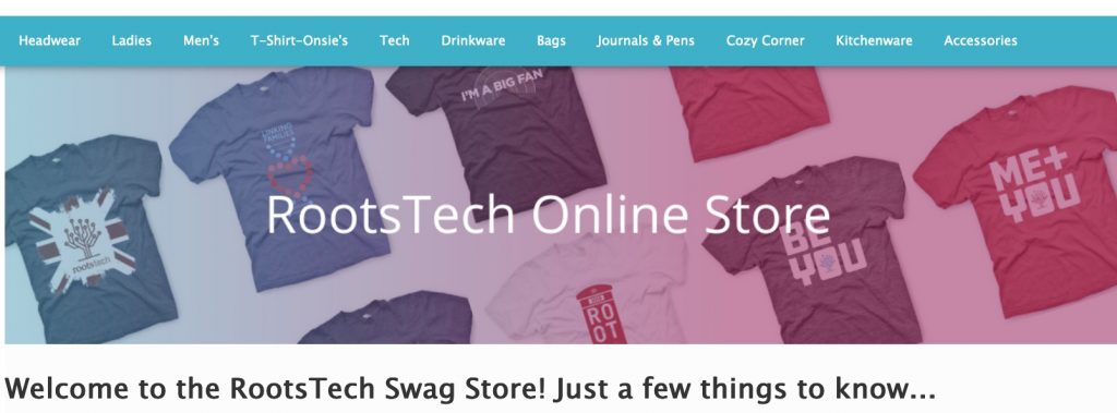 RootsTech Connect Merchandise