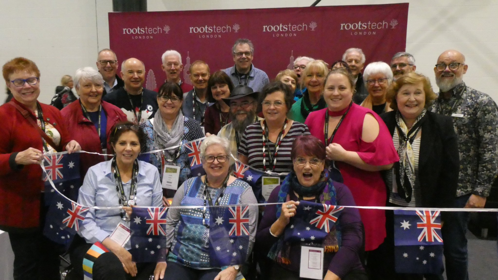 Aussie attendees at RootsTech London in 2020